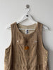 ISSEY MIYAKE HAI - 1980s MAXI DUNGAREE DRESS WITH OVERSIZED POCKETS