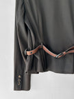 MOSCHINO - early 2000s BLAZER WITH BELTED WAIST