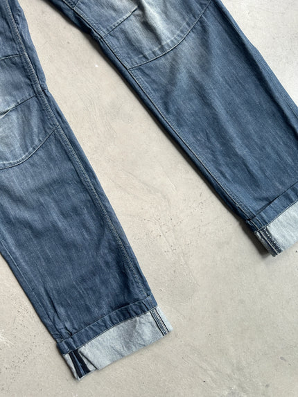 2000s RELAXED FIT WITH TURN UP HEM JEANS