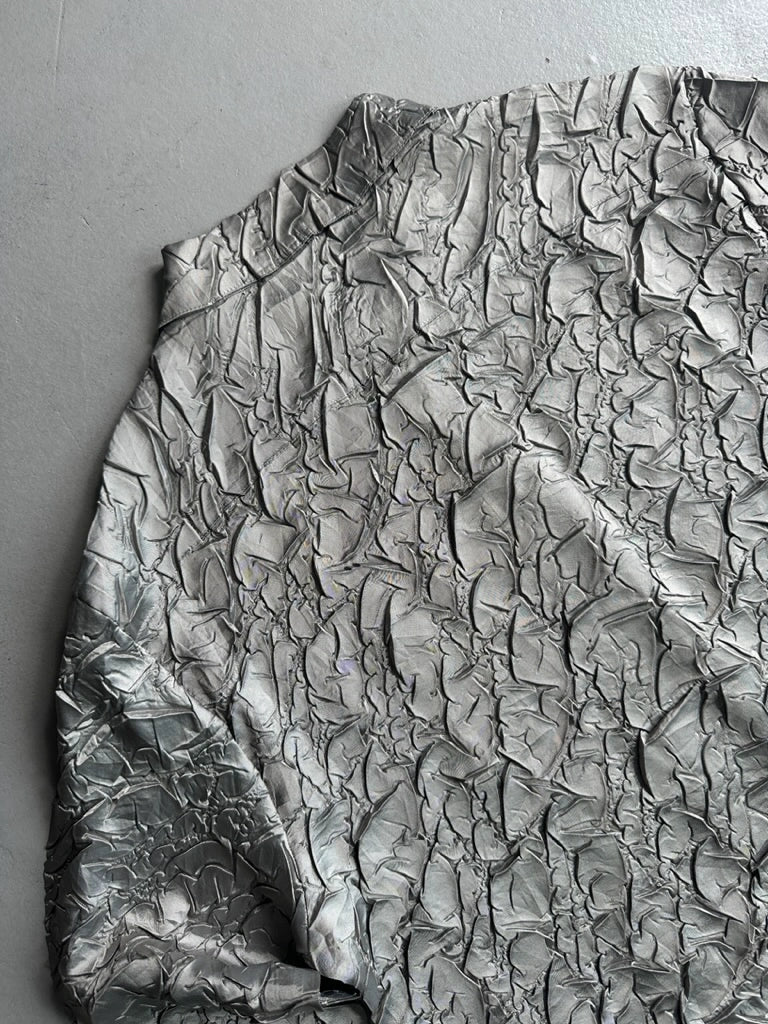 YOSHIYUKI KONISHI - 1990s 3D METALLIC LONG SLEEVE SHIRT