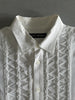 ISSEY MIYAKE - S/S 2005 KNOT FRONT PANEL LONG SLEEVE SHIRT