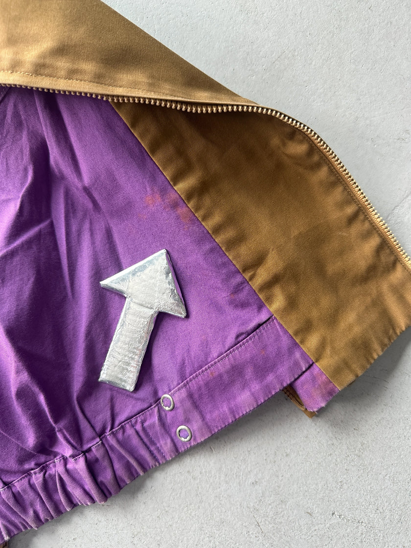 JACQUES ESTEREL - 1970s 2 in 1 ZIPPABLE VEST JACKET