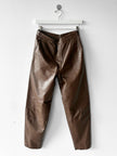 1980s BALLOON FIT LEATHER TROUSERS