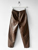 1980s BALLOON FIT LEATHER TROUSERS