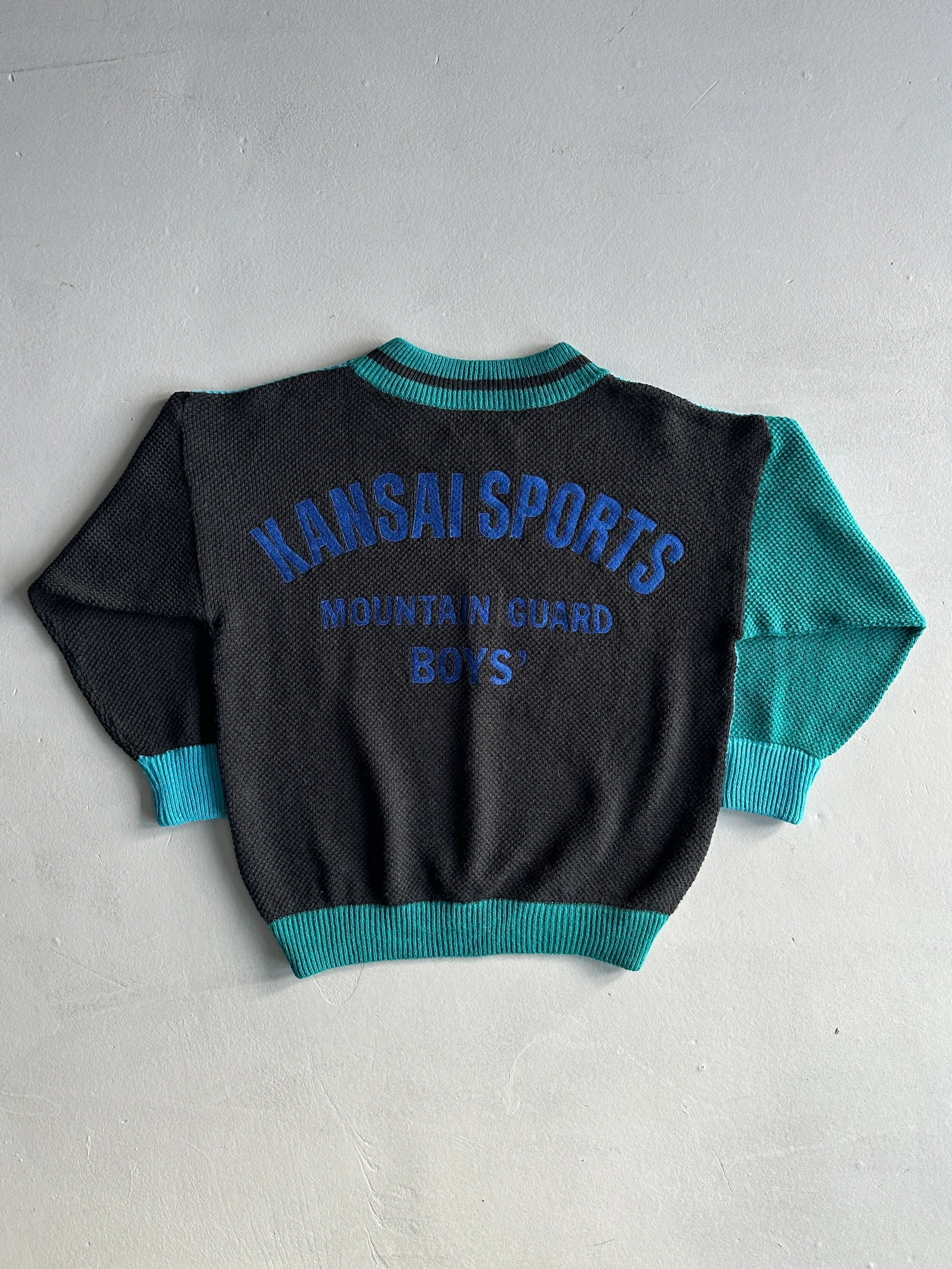 KANSAI YAMAMOTO SPORTS- 1980s CHUNKY KNIT OVERSIZED JUMPER