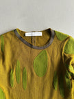 DE CAMPOS RESEND'S - 1990s HANDCRAFTED APPLIQUÉS ROUND NECK JUMPER