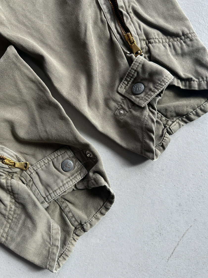 MICHIKO KOSHINO - 2000s BERMUDA CARGO SHORTS