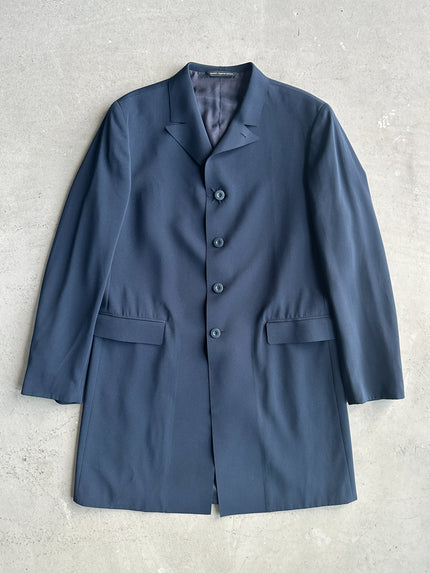 MARITHÉ + FRANÇOIS GIRBAUD - 2000s STRAIGHT FIT LONG COAT