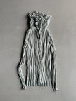 ISSEY MIYAKE - F/W 2000 BUBBLE PLEATED BUTTONED BLOUSE
