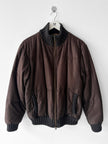 ROBERTO CAVALLI - 1990s BOMBER JACKET WITH KNITTED COLLAR
