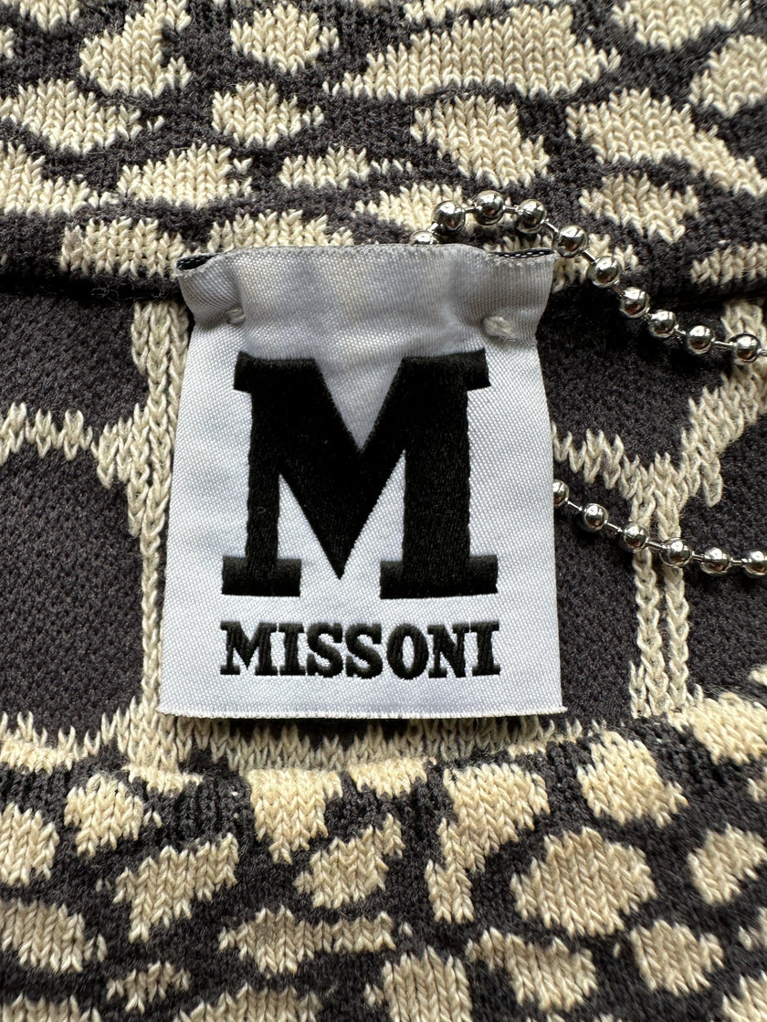 MISSONI -  2000s TURTLE PRINT SLEEVELESS DRESS