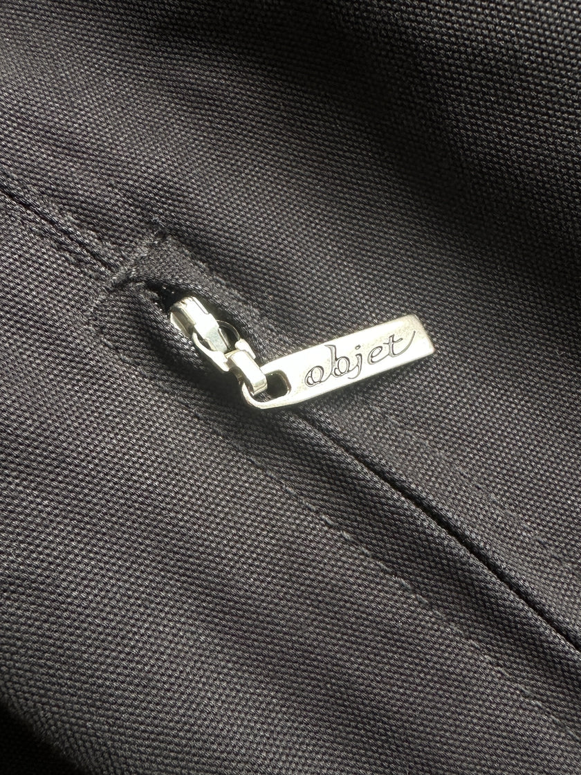 JEAN PAUL GAULTIER OBJET - 1990s TEXTURED BIKER JACKET