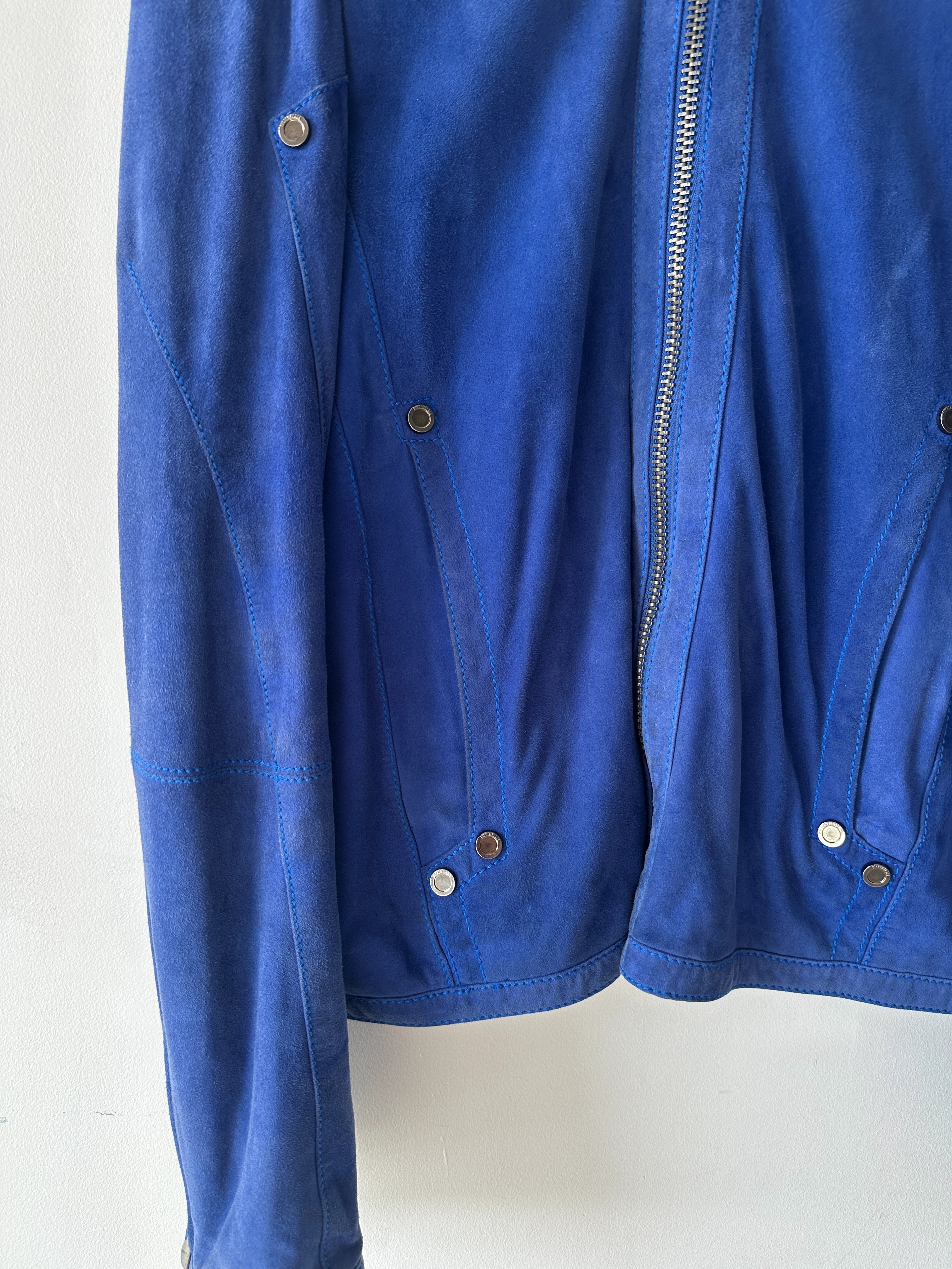 BIKKEMBERGS - 2000s SUEDE BIKER JACKET