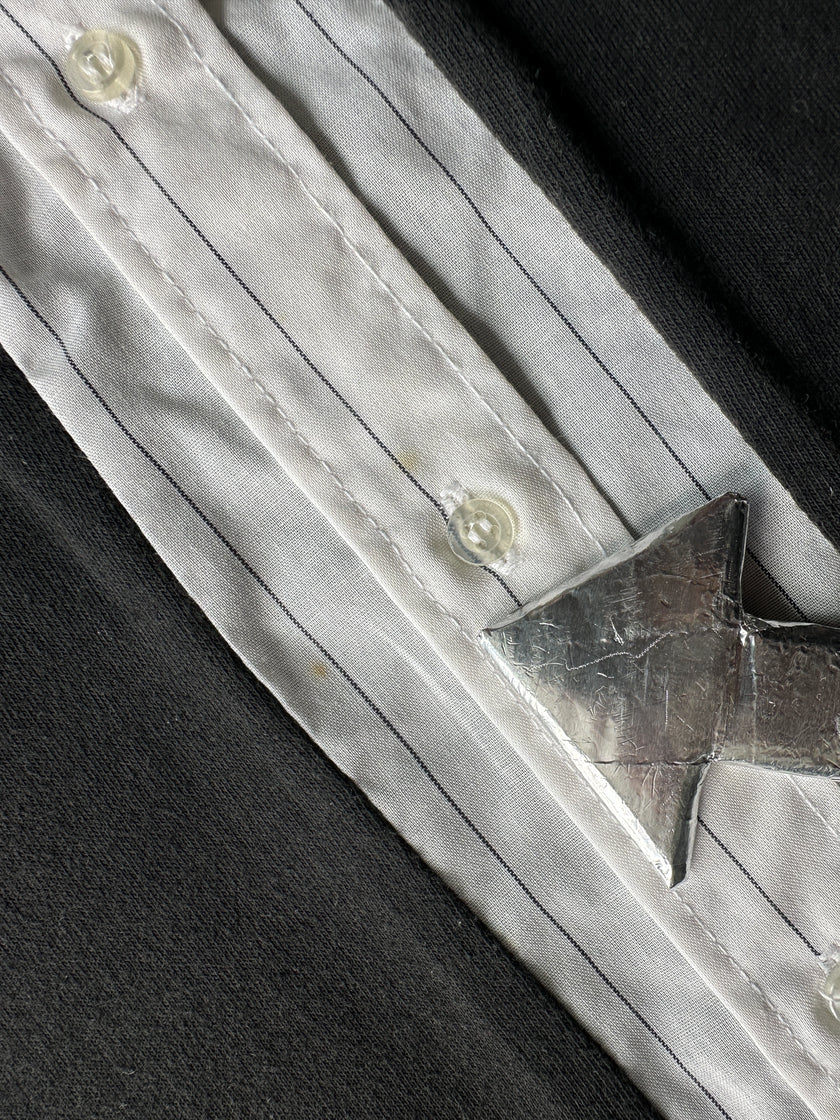 GEOFFREY B.SMALL - 1990s SHORT SLEEVE PANELED SHIRT