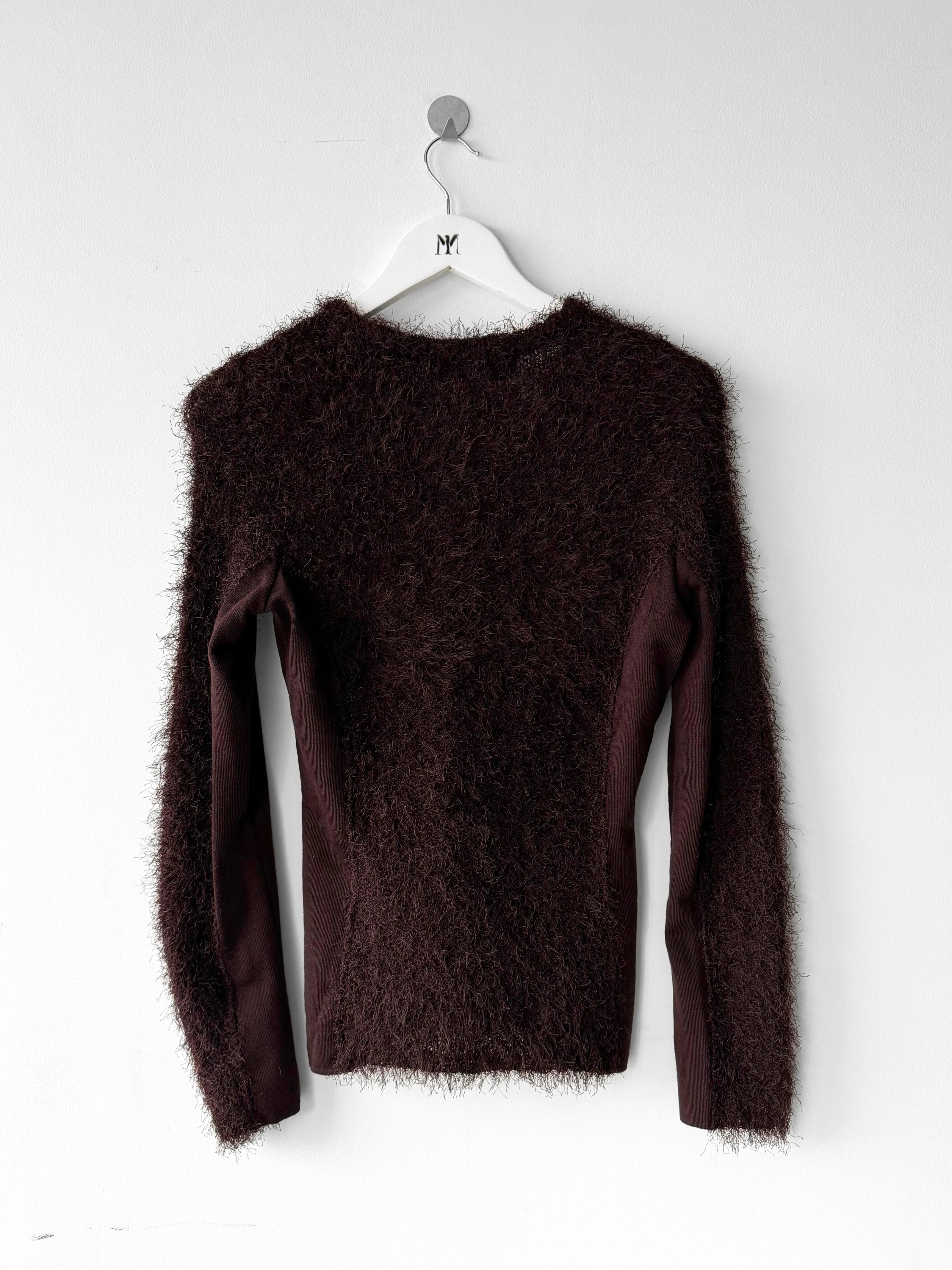 RITSUKO SHIRAHAMA - 1990s 2 PIECES SET WITH SHAGGY TOP