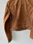 KENZO  - 1980s DENIM JACKET WITH CRINKLED EFFECT WASH