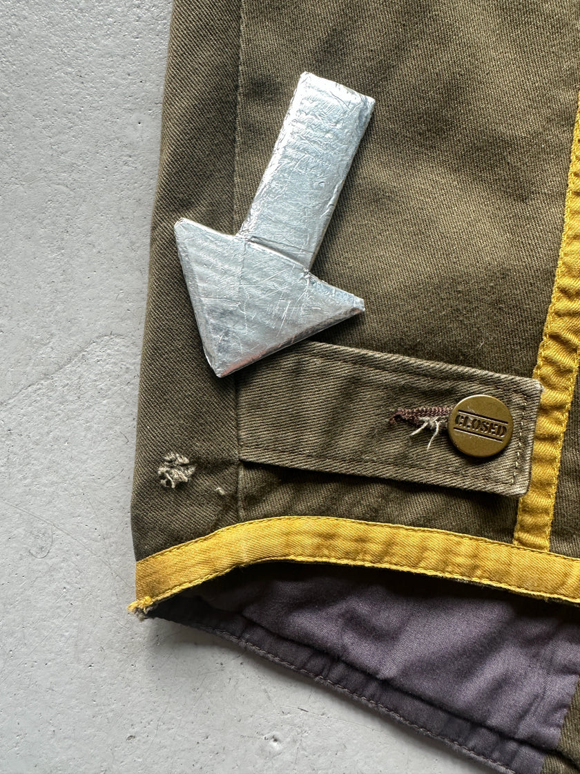 MARITHÉ + FRANÇOIS GIRBAUD X CLOSED - 1980s BOMBER JACKET WITH CONTRASTING PIPING