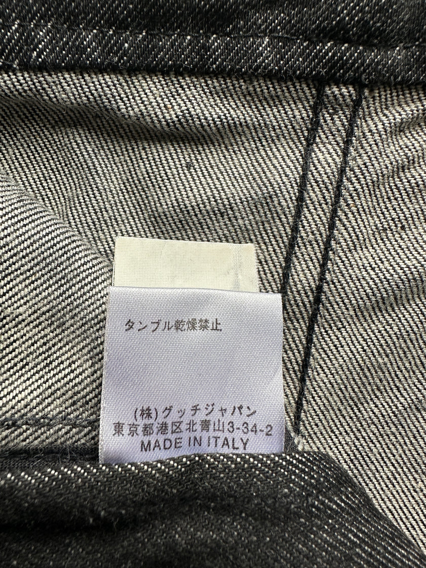 GUCCI TOM FORD -  1990s CROP FIT DENIM JACKET