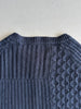 NEIL BARRETT - 2000s BOXY FIT DECONSTRUCTED CHUNKY KNIT JUMPER