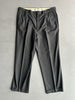 VALENTINO - 1990s TURN UP HEM FRONT PLEATS TAILORED TROUSERS