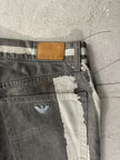 ARMANI JEANS- 1990s WAXED JEANS