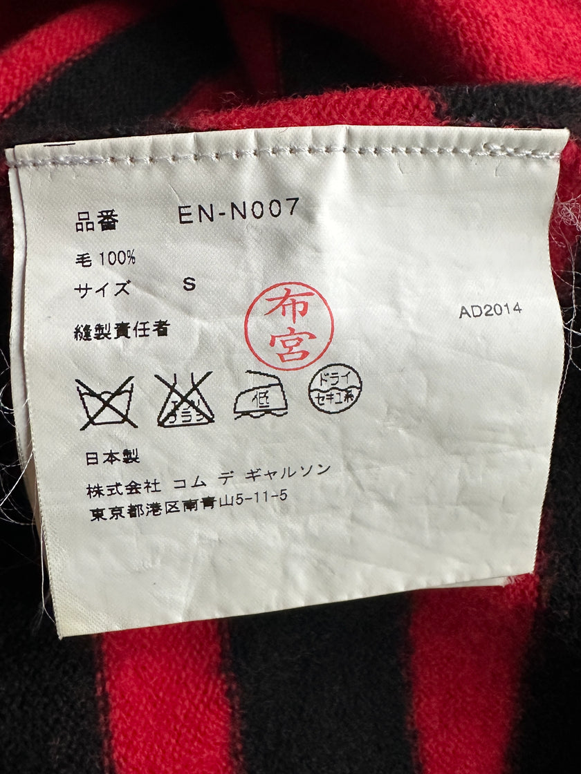 COMME DES GARÇONS GANRYU - A/W 2014 ROUND NECK STRIPED KNIT JUMPER