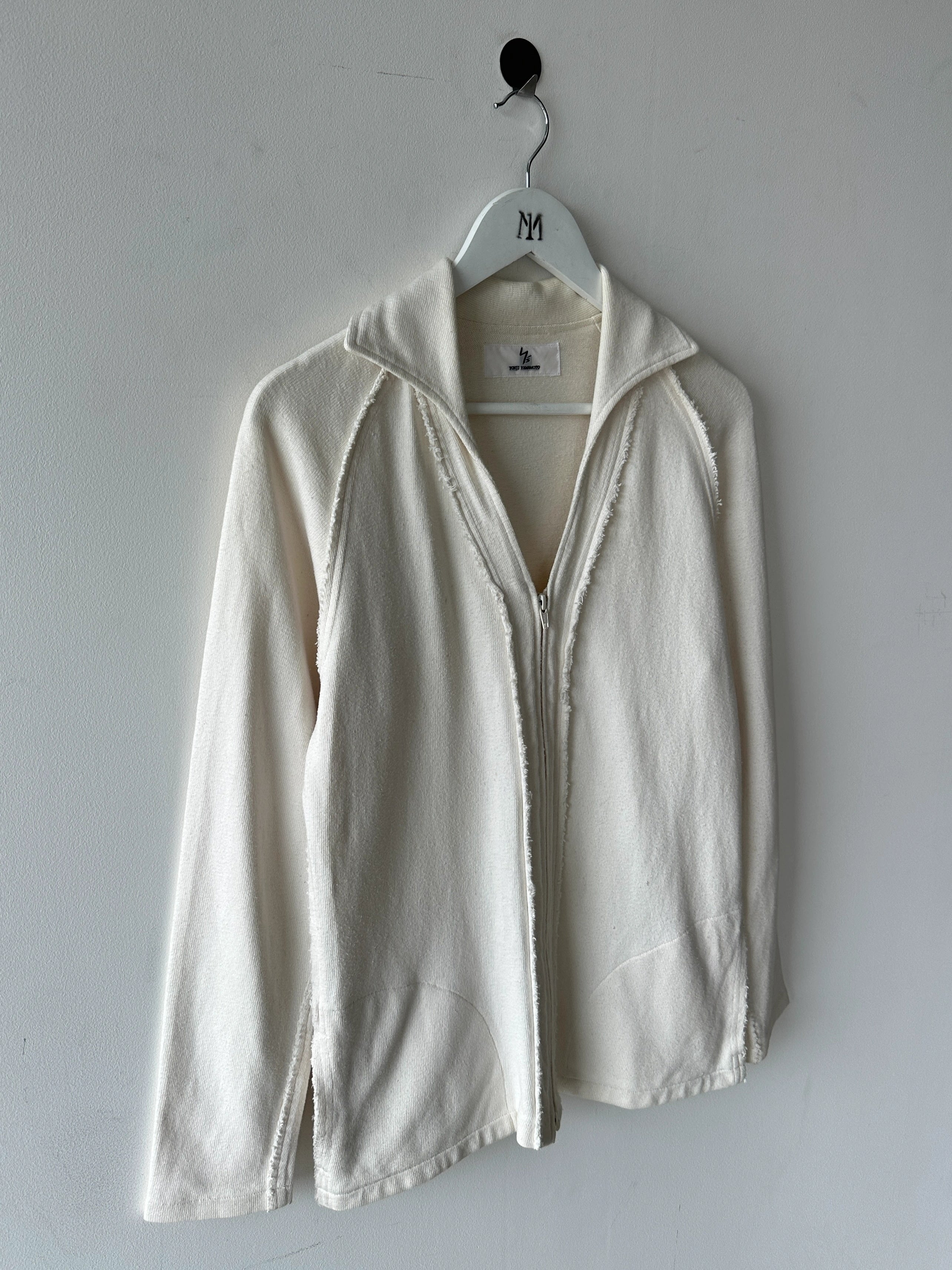 YOHJI YAMAMOTO Y's - early 2000s DOUBLE ZIP WITH RAW SEAMS