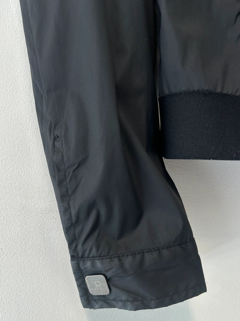 JOHN RICHMOND - early 2000s NYLON JACKET WITH TRIPLE ZIP AT COLLAR