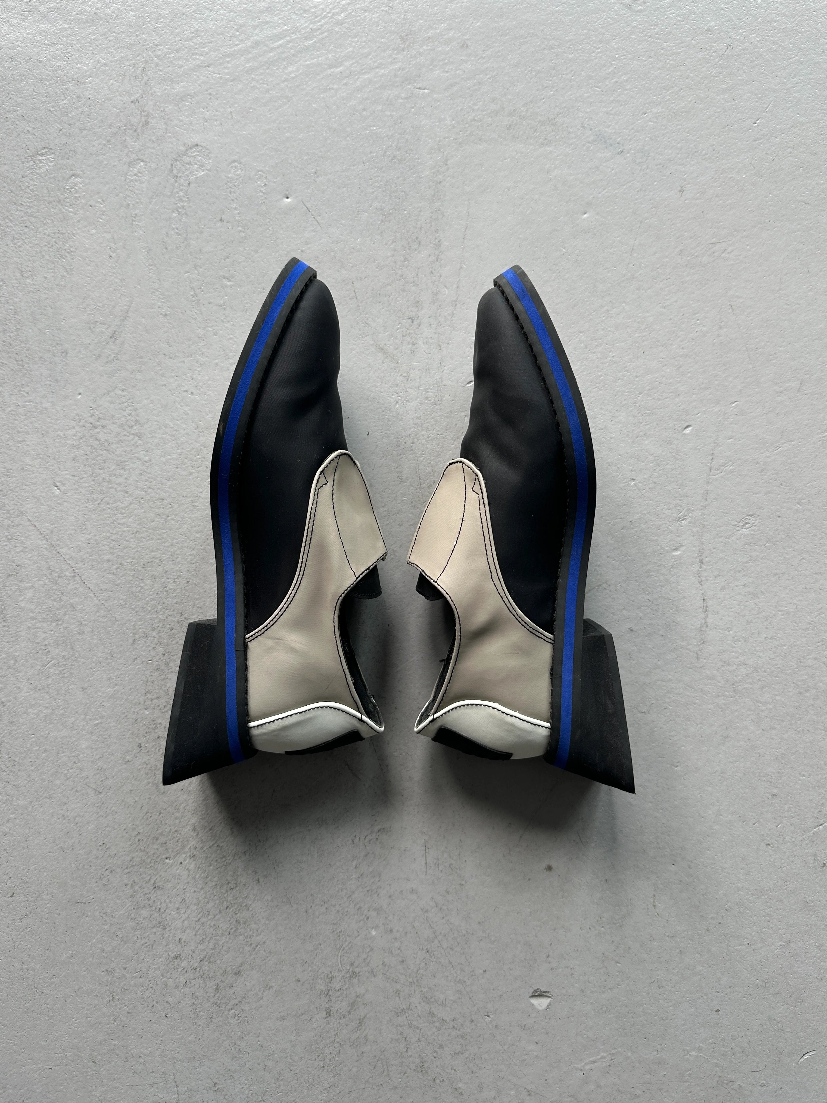 MARITHÉ + FRANÇOIS GIRBAUD - S/S 1998 SQUARE HEEL SLIP ON SHOES