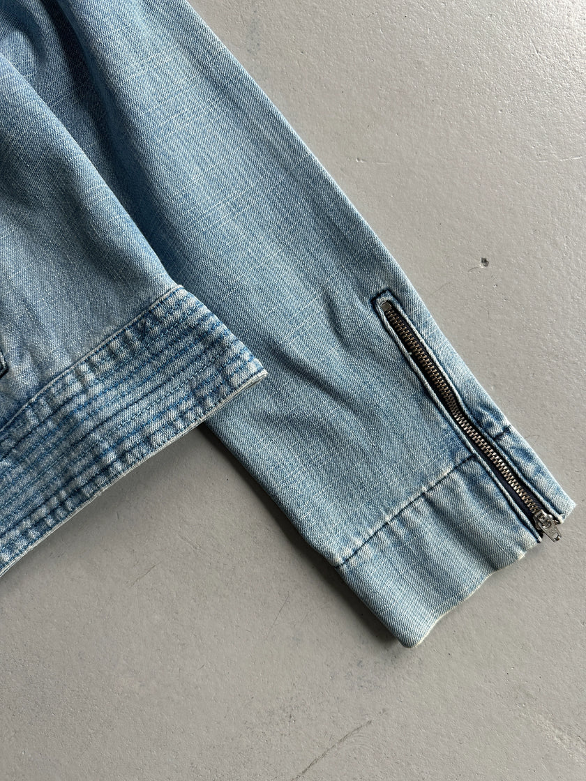 VERSACE JEANS COUTURE - 2000s CROP FIT DENIM JACKET