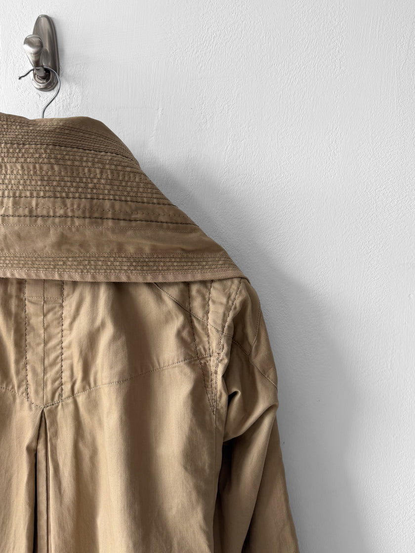 MARITHÉ + FRANÇOIS GIRBAUD - F/W 2008 RUCHED FRONT ADJUSTABLE WOOL JACKET