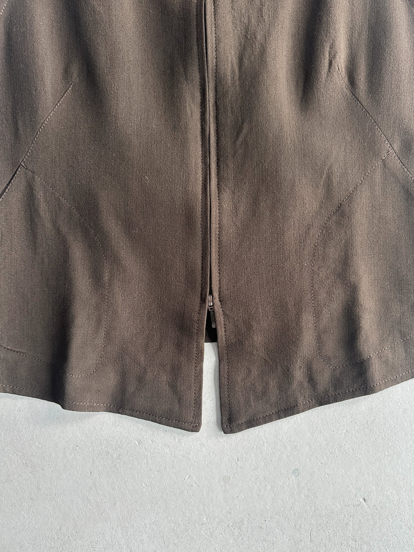 HIROKO KOSHINO - 1990s ZIPPED VEST GILET