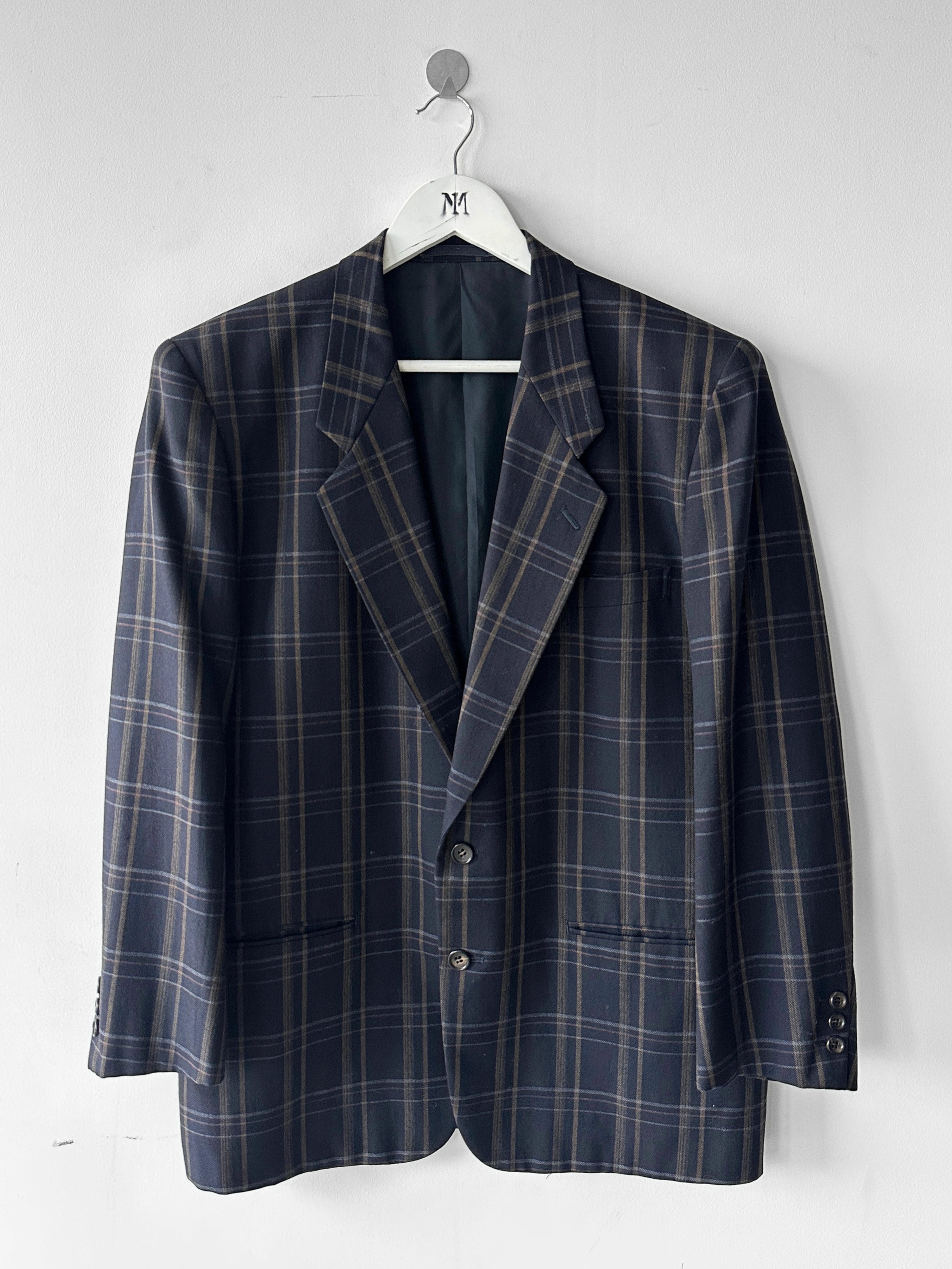 COMME DES GARÇONS HOMME - A/W 1990 OVERSIZED CHECKED BLAZER