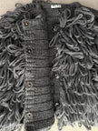 MIU MIU - F/W 2009 COWL NECK FRINGED CAPE