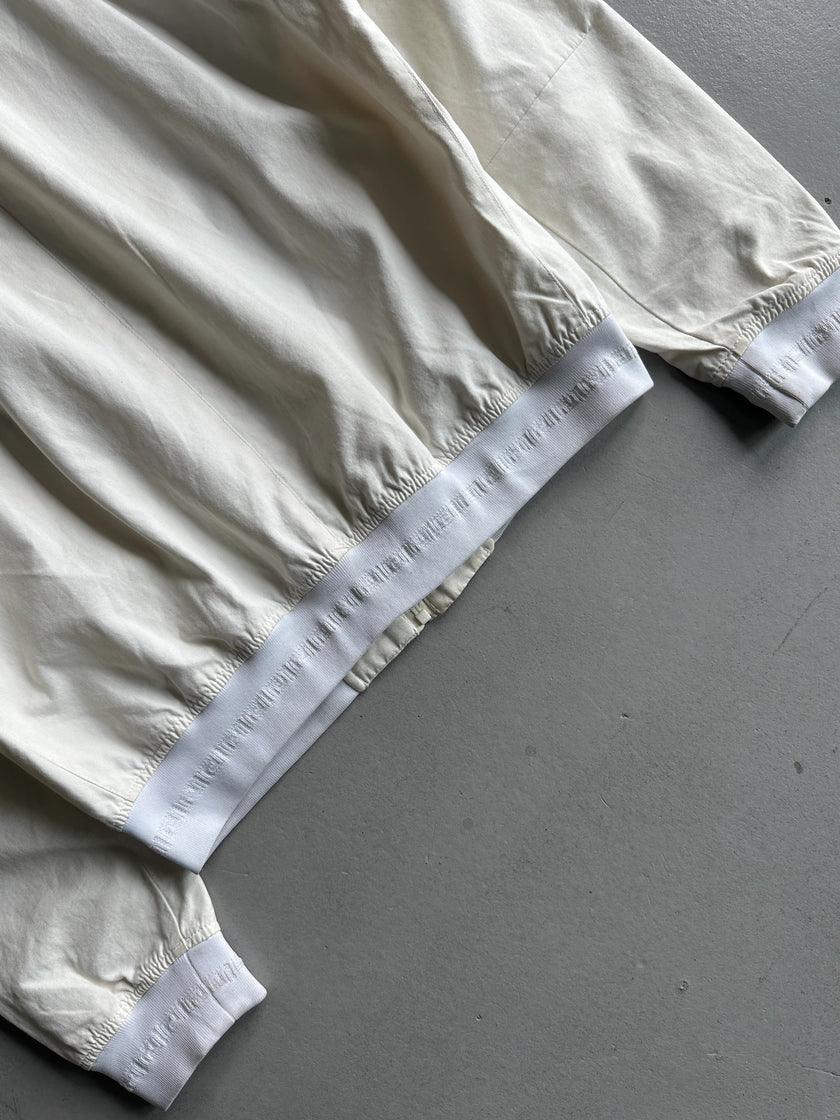 VERSACE - 1990s BOMBER JACKET WITH LEATHER PIPING