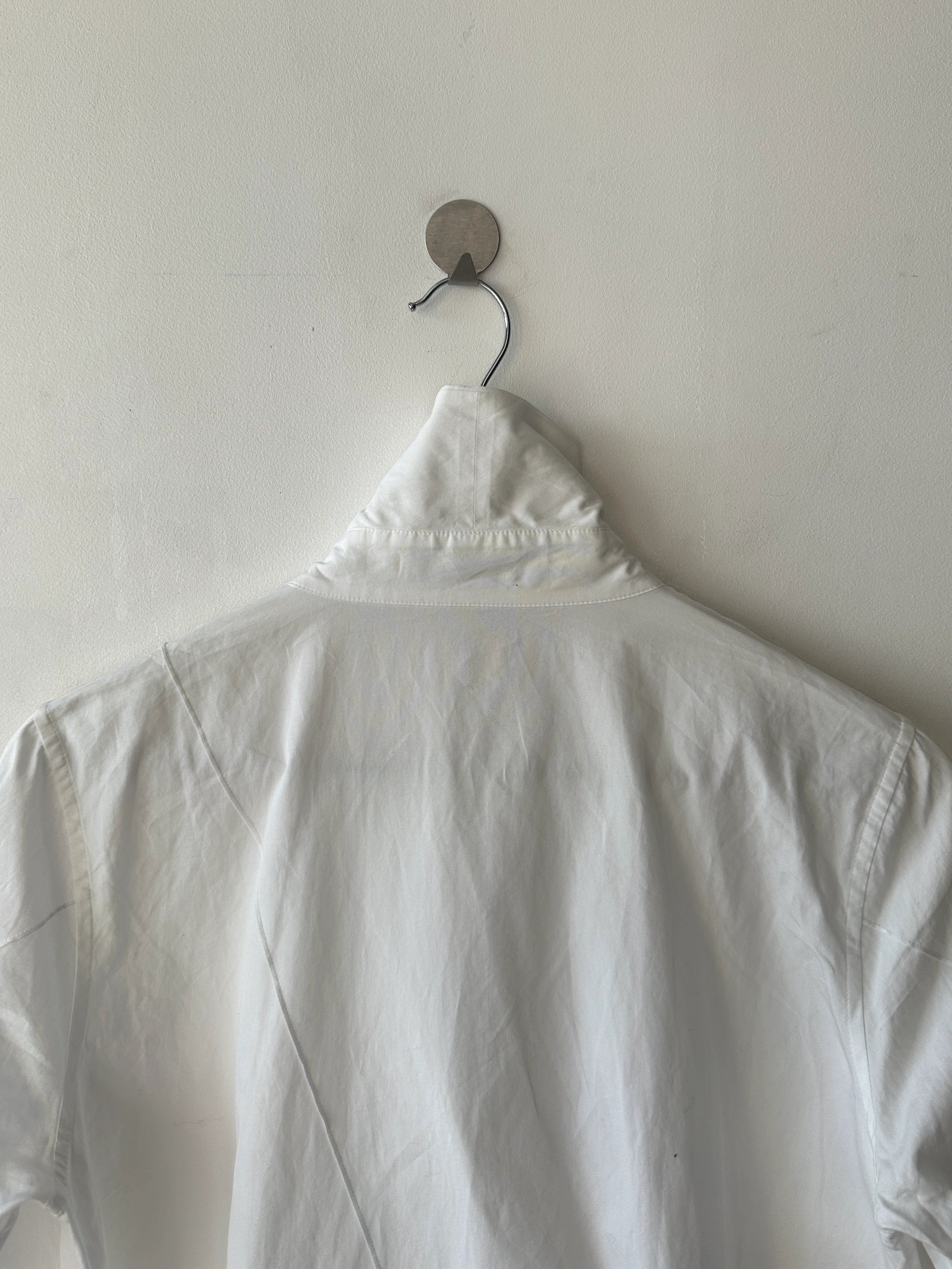 ISSEY MIYAKE - F/W 2009 LONG TUNIC SHIRT WITH SHAWL COLLAR