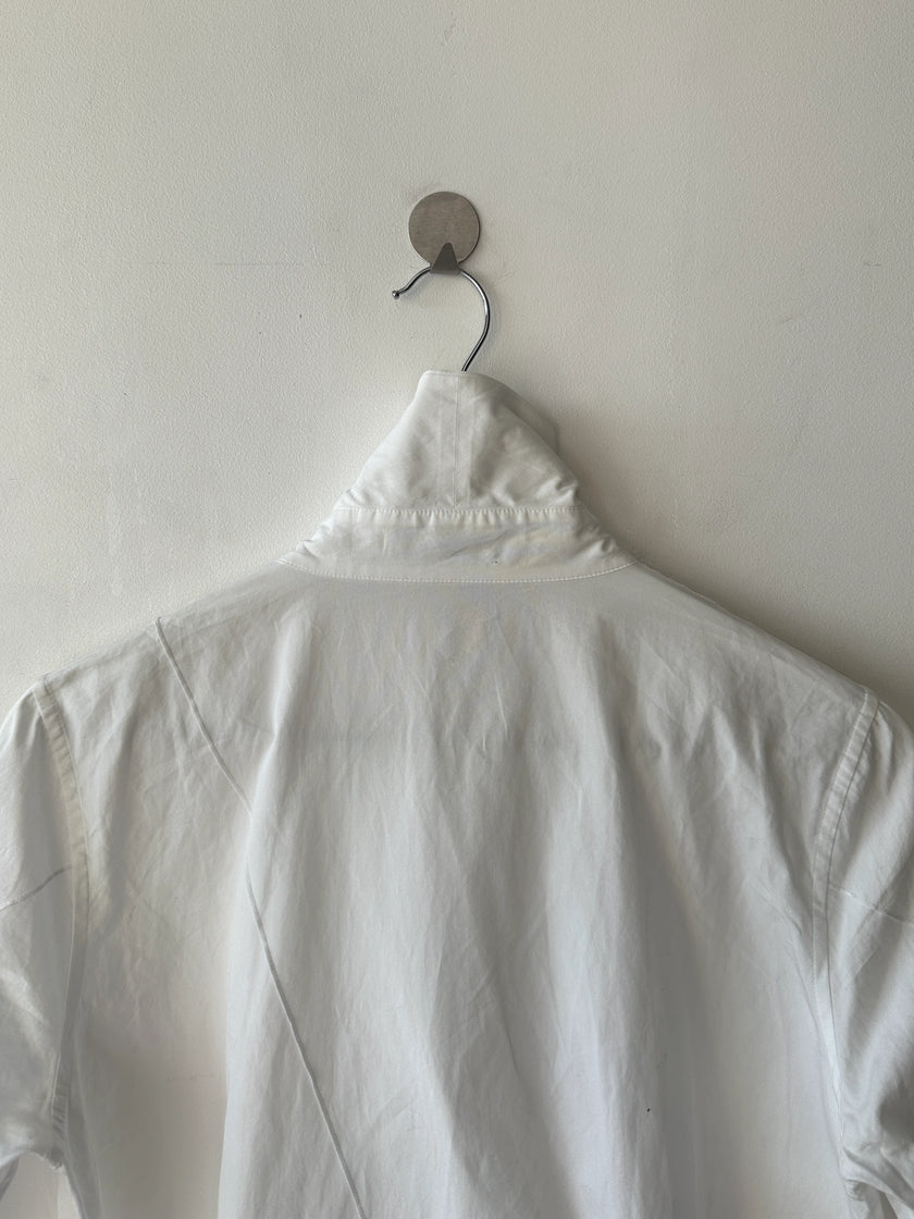 ISSEY MIYAKE - F/W 2009 LONG TUNIC SHIRT WITH SHAWL COLLAR