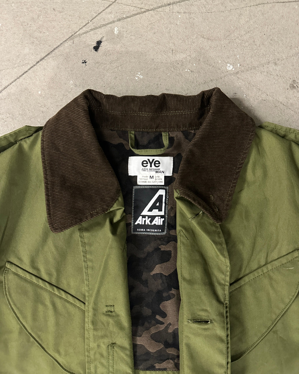 JUNYA WATANABE COMME DES GARÇONS X ARK AIR MILITARY JACKET