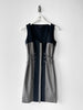 JOHN RICHMOND - 2000s PANELLED DRESS WITH LACING DETAILS AT WAIST