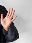 VERSACE - F/W 2003 NYLON BOMBER JACKET WITH OVERSIZED HOOD