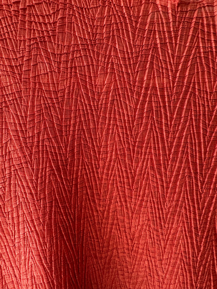 EMPORIO ARMANI - late 1980s PLEATED TEXTURE CROP FIT TOP