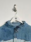 MARITHÉ + FRANÇOIS GIRBAUD - 1990s STONE WASHED HOODED DENIM SHACKET