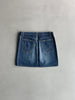 DOLCE & GABBANA - 1990s DENIM MINI SKIRT WITH FLUO DETAILS