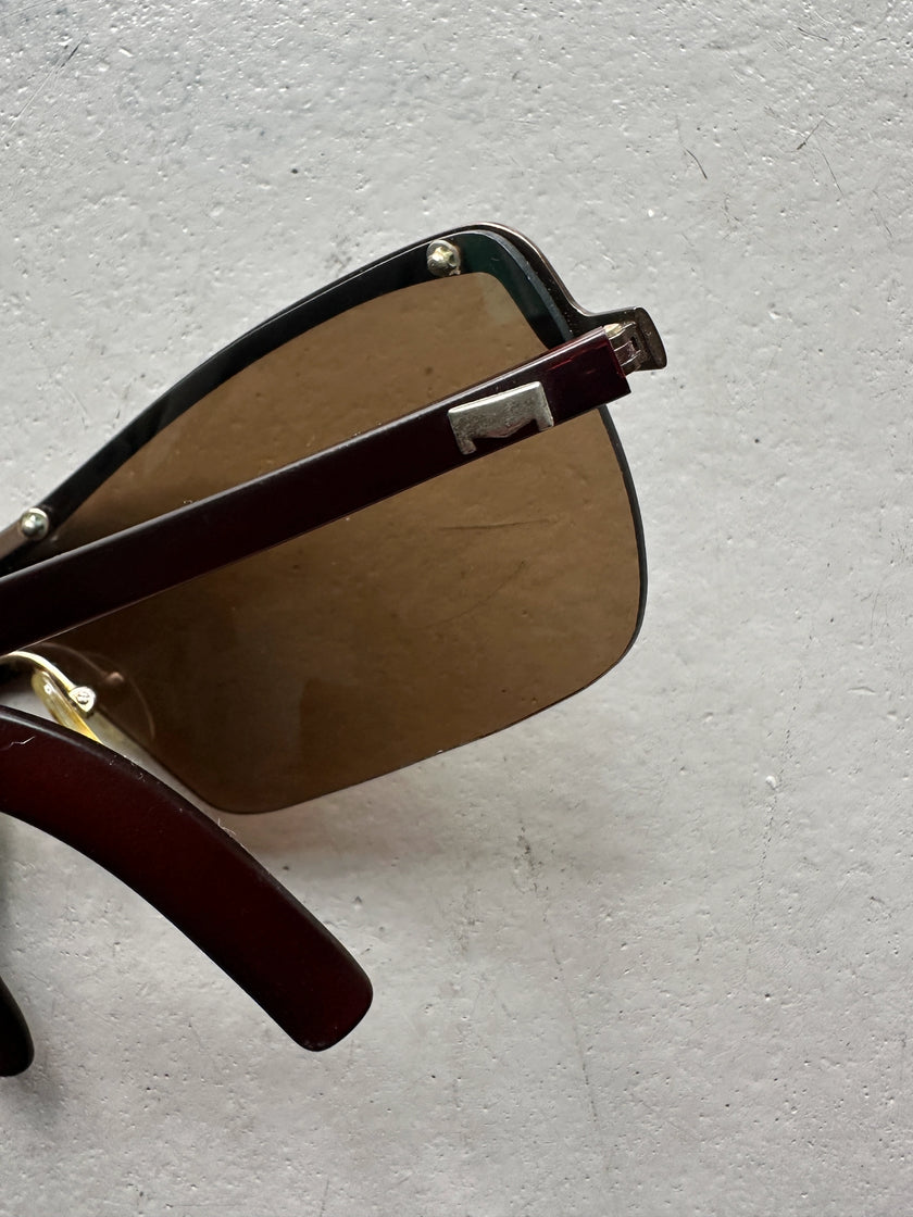 MAX MARA - 2000s SHIELD SUNGLASSES