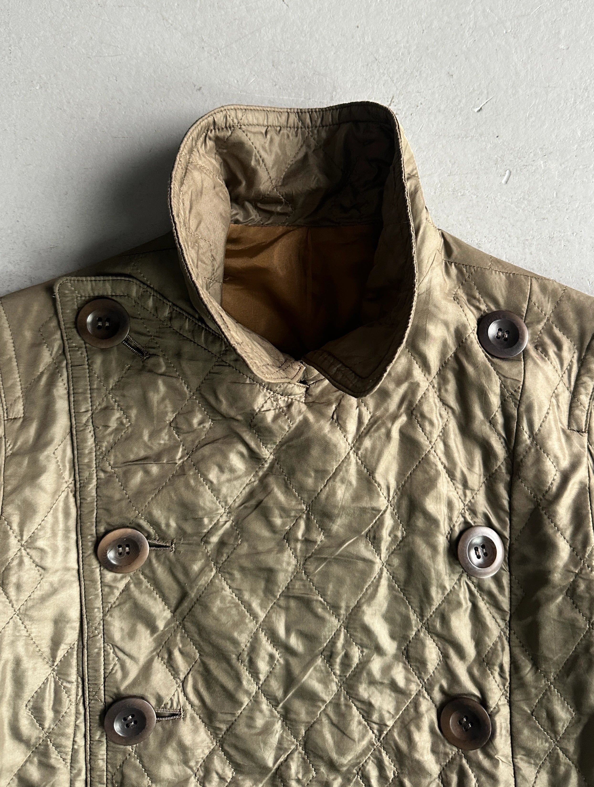 YOHJI YAMAMOTO Y's - A/W 2017 DOUBLE BREASTED QUILTED JACKET