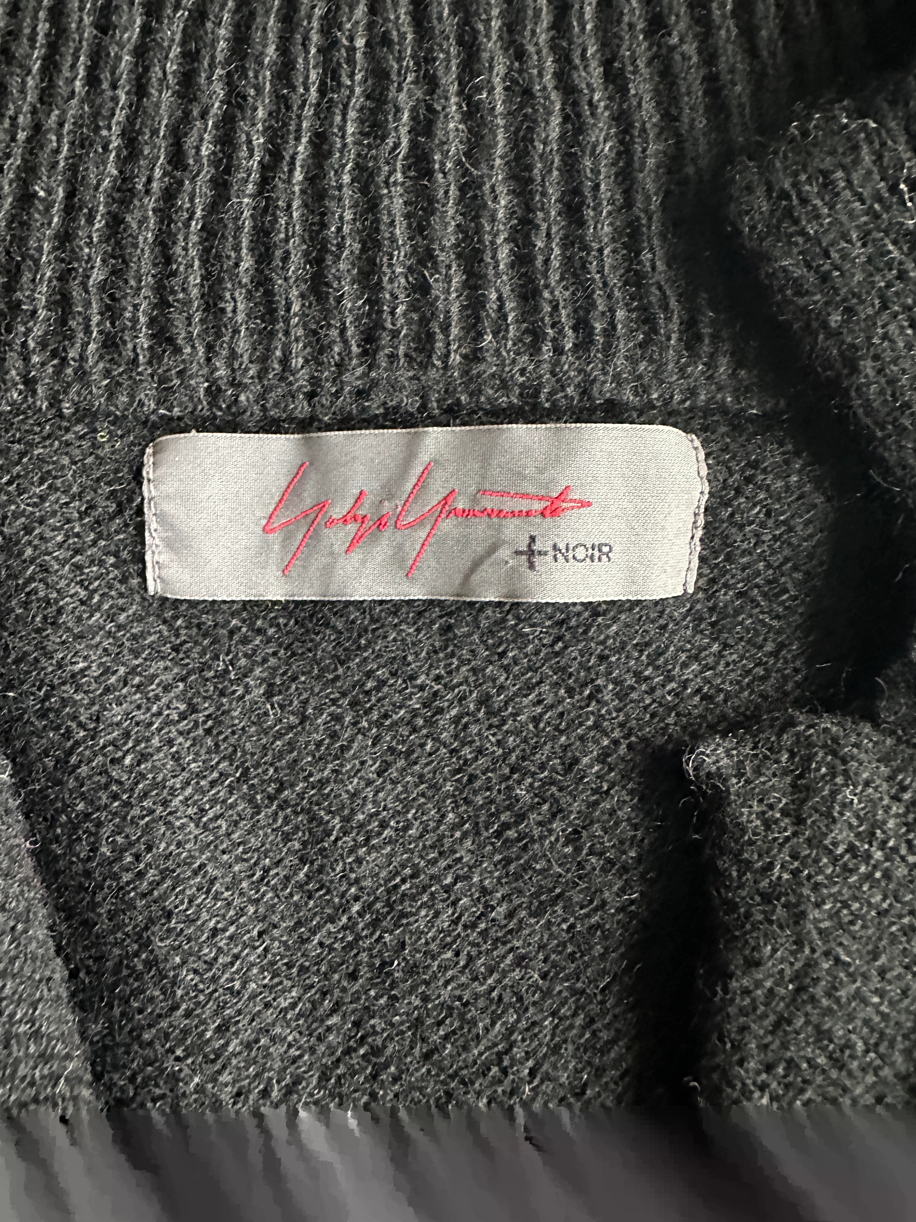 YOHJI YAMAMOTO - A/W 2009 OPEN FRONT KNIT CARDIGAN JUMPER