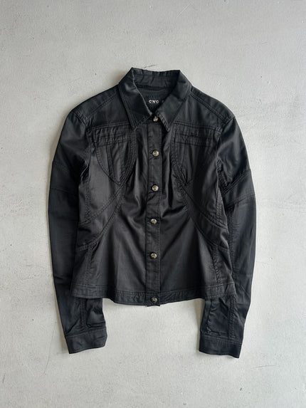 C’N’C COSTUME NATIONAL - 2000s SCULPTED PANELING JACKET