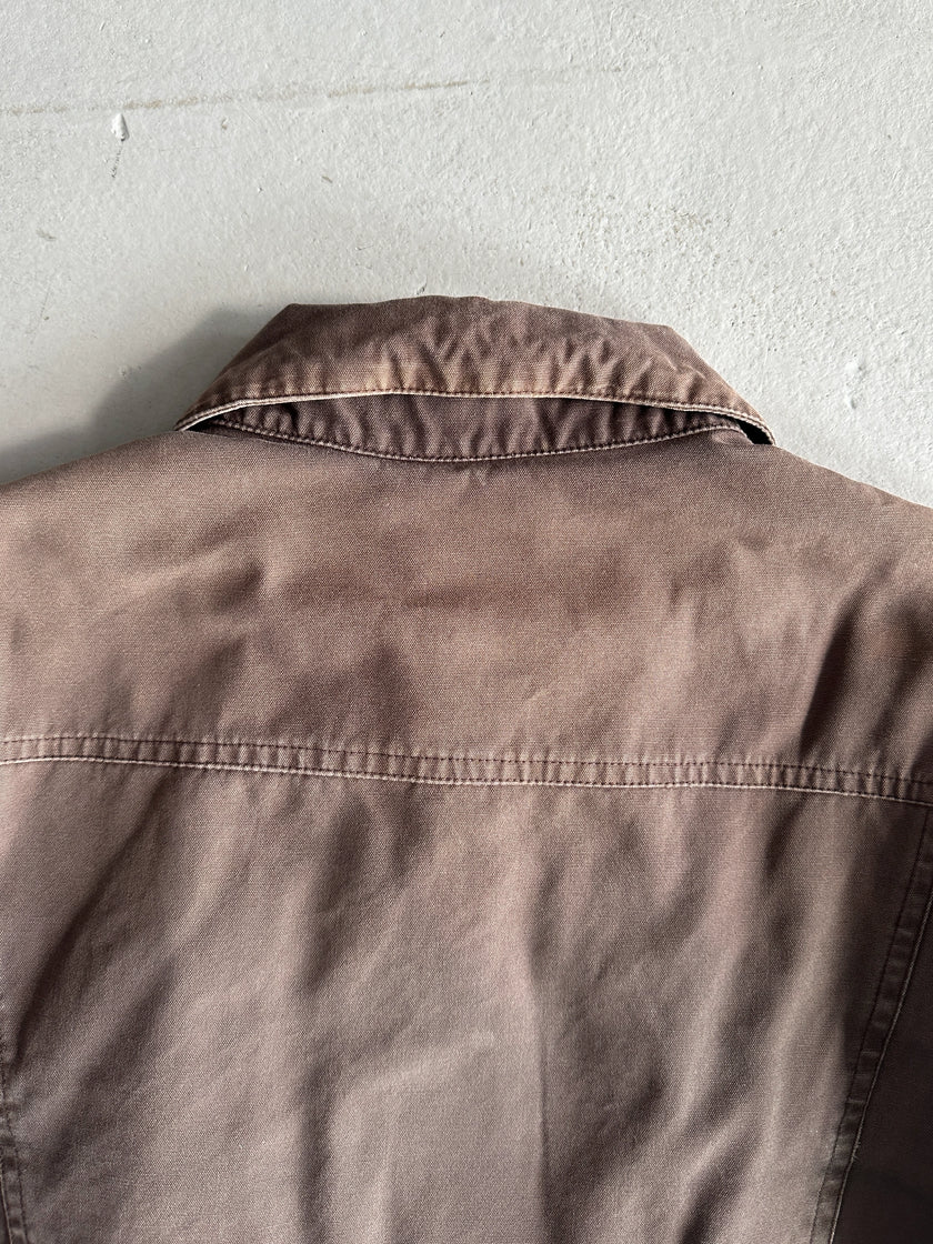 MOSCHINO - 1990s MULTI POCKET STRAIGHT FIT JACKET