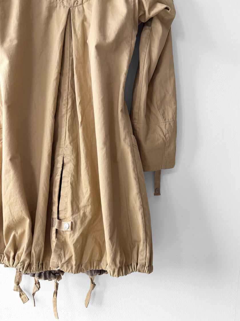 MARITHÉ + FRANÇOIS GIRBAUD - F/W 2008 RUCHED FRONT ADJUSTABLE WOOL JACKET