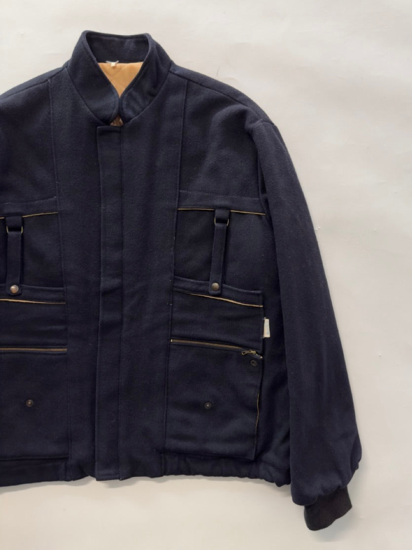 1980s WOOL MULTIPOCKETS JACKET